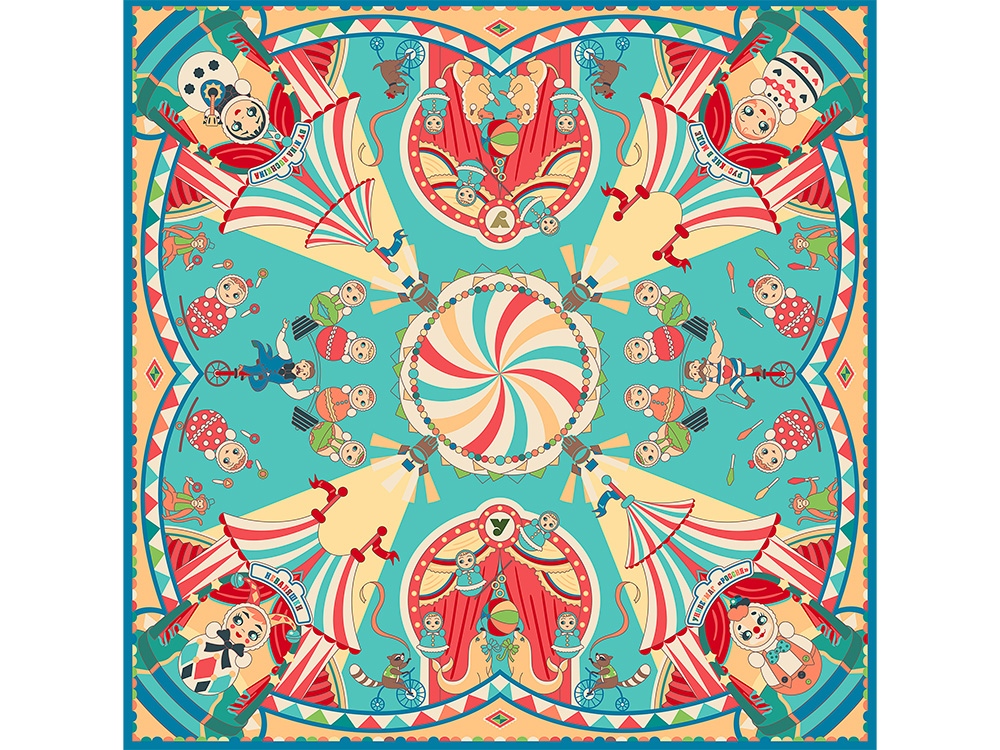 картинка Платок Русская неваляшка. Праздник от магазина