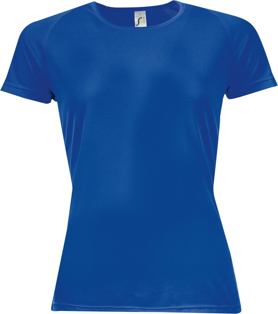 картинка Футболка женская Sporty Women 140, ярко-синяя от магазина