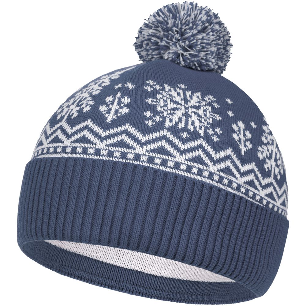 картинка Шапка Elnik, серая с молочно-белым от магазина