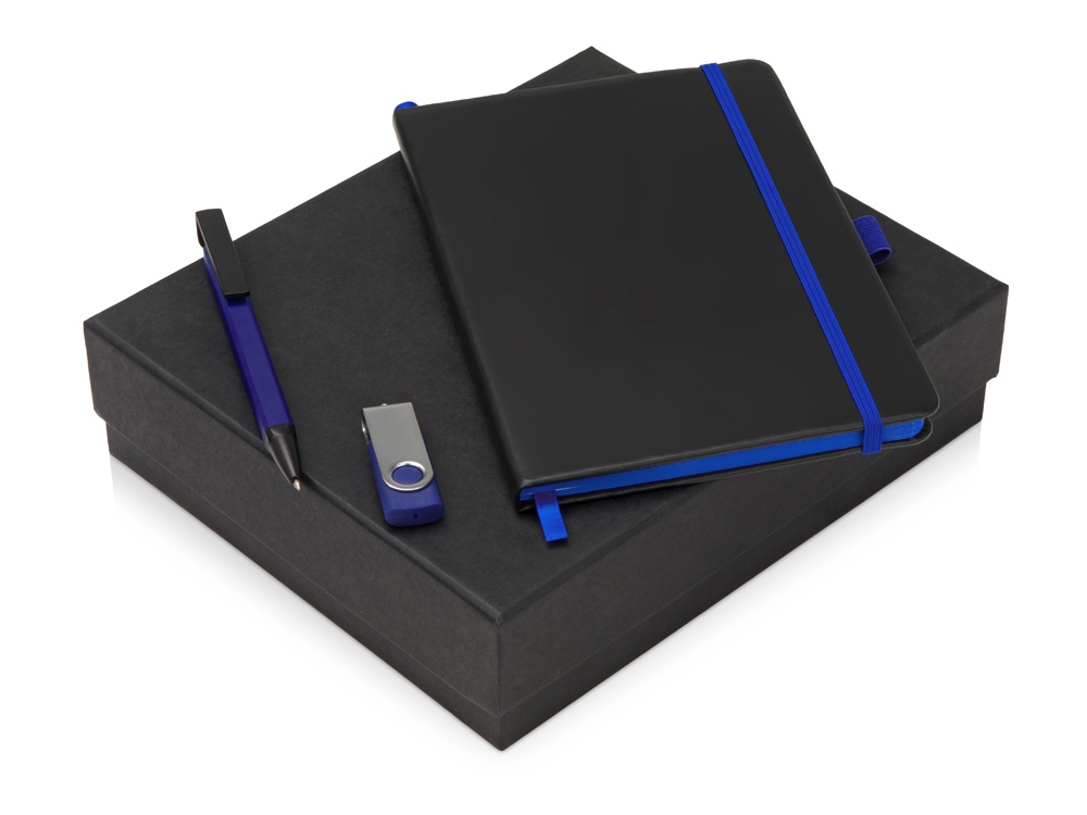 картинка Подарочный набор Q-edge с флешкой, ручкой-подставкой и блокнотом А5 от магазина