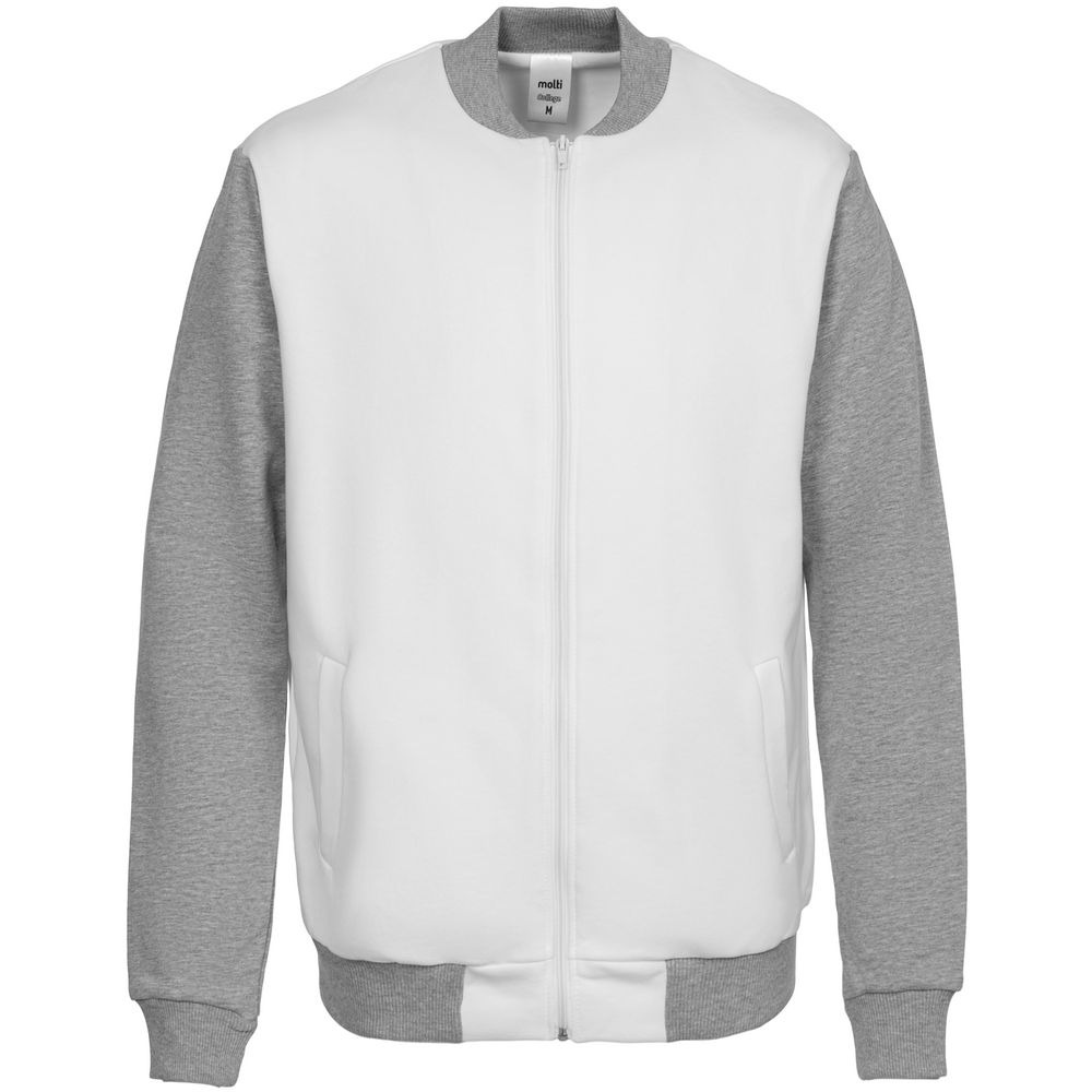 картинка Бомбер College, молочно-белый от магазина