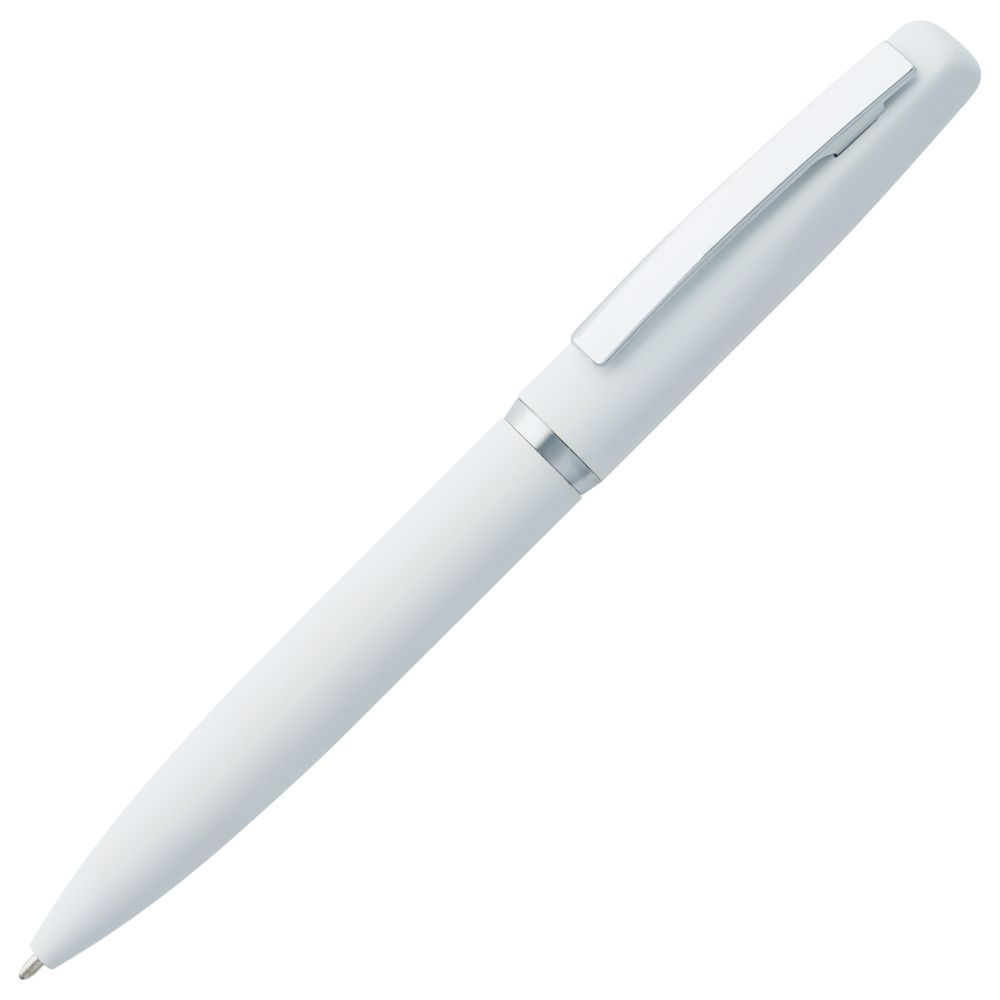 картинка Ручка шариковая Bolt Soft Touch, белая от магазина