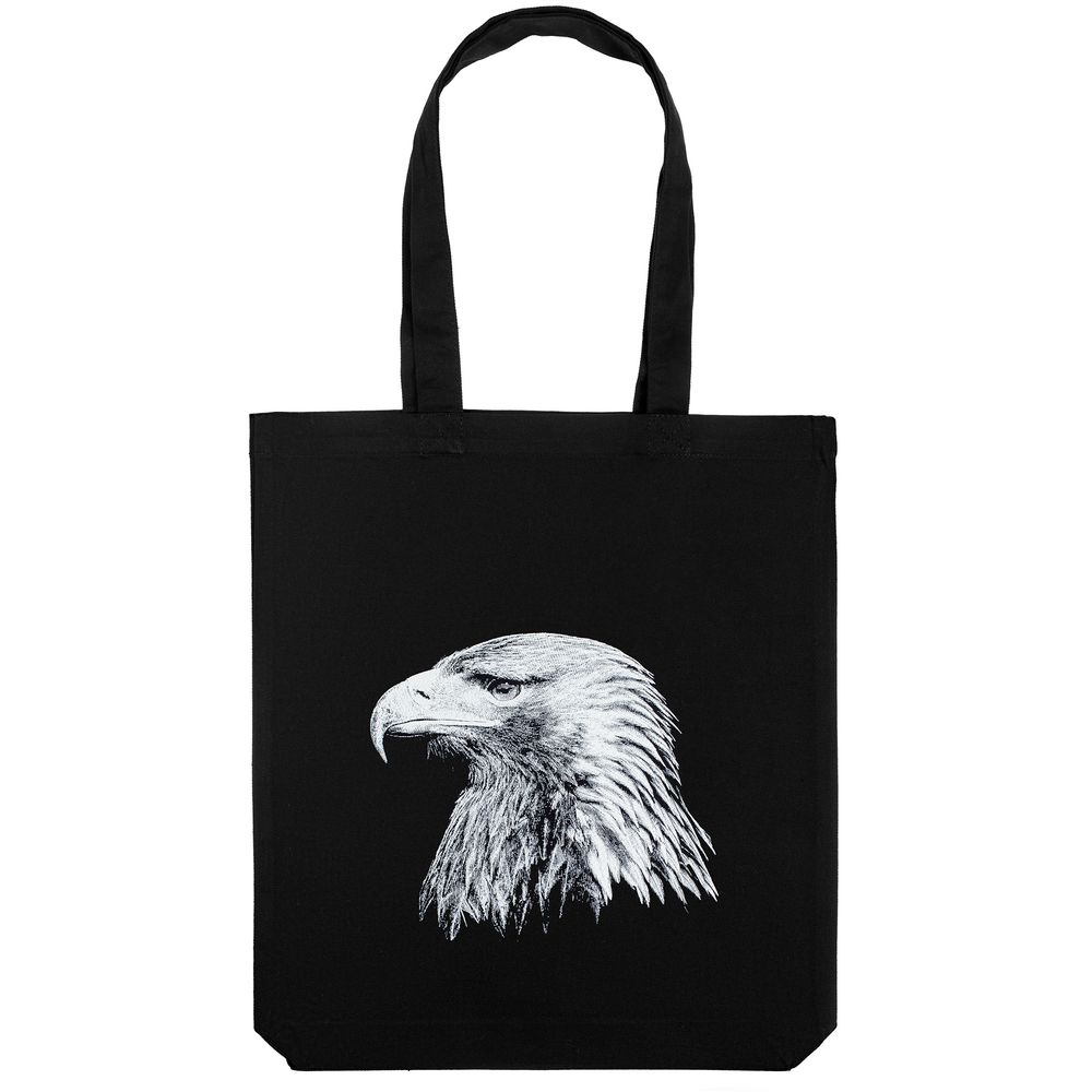 картинка Холщовая сумка Like an Eagle, черная от магазина