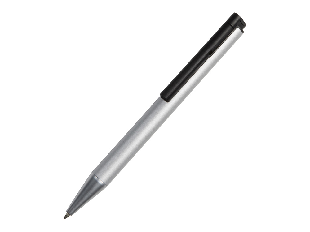 картинка Ручка шариковая металлическая Jobs soft-touch с флеш-картой на 8 Гб от магазина
