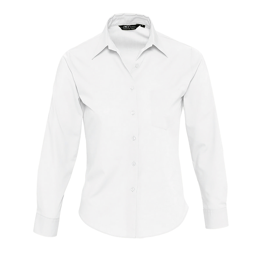 картинка Рубашка "Executive", белый_S, 65% полиэстер, 35% хлопок, 105г/м2 от магазина