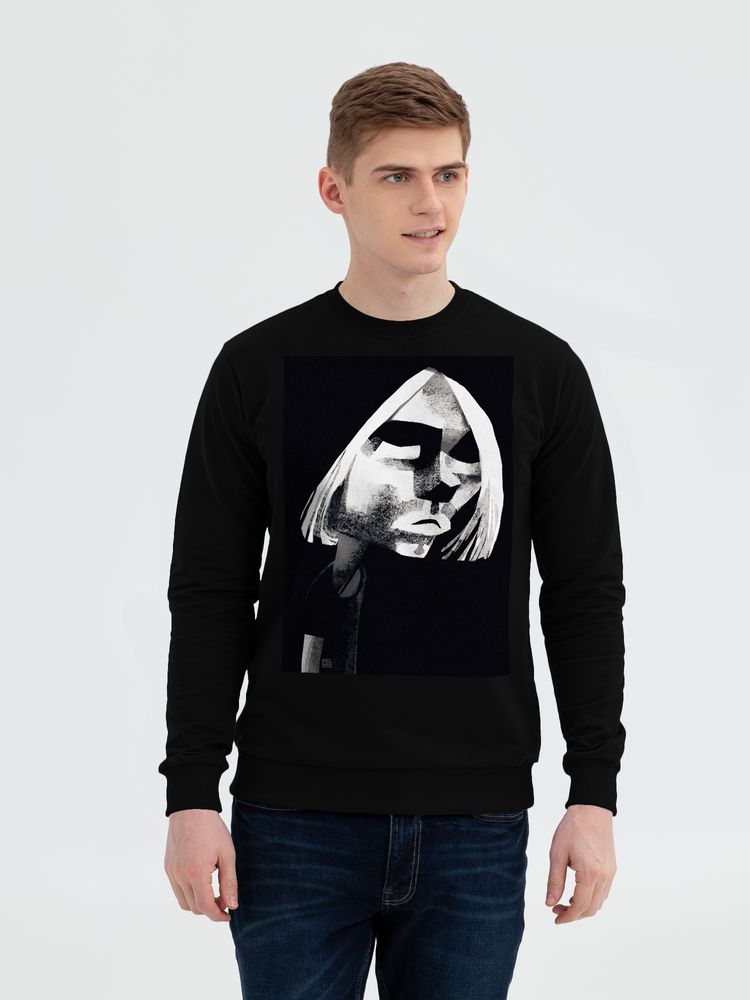 картинка Свитшот «Меламед. Kurt Cobain», черный от магазина