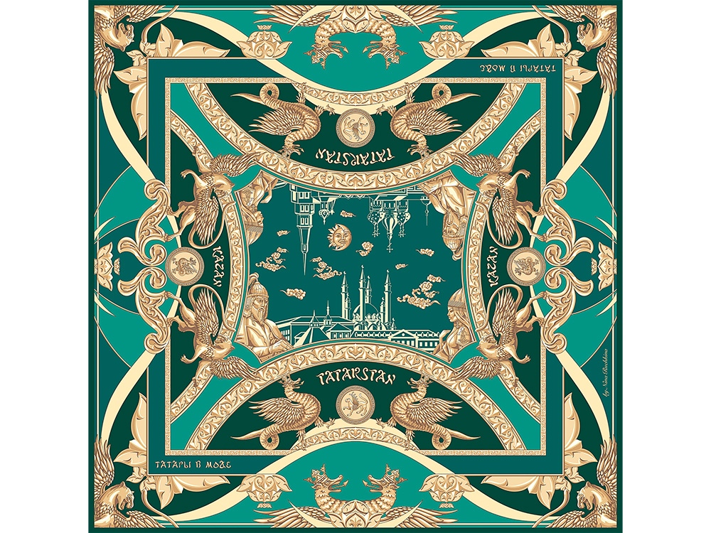 картинка Платок Казань Драгоценная от магазина