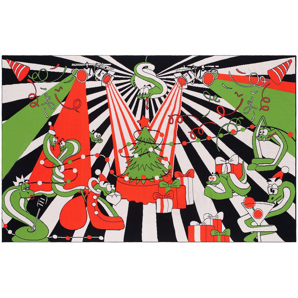 картинка Плед Snake Your Body, красный от магазина