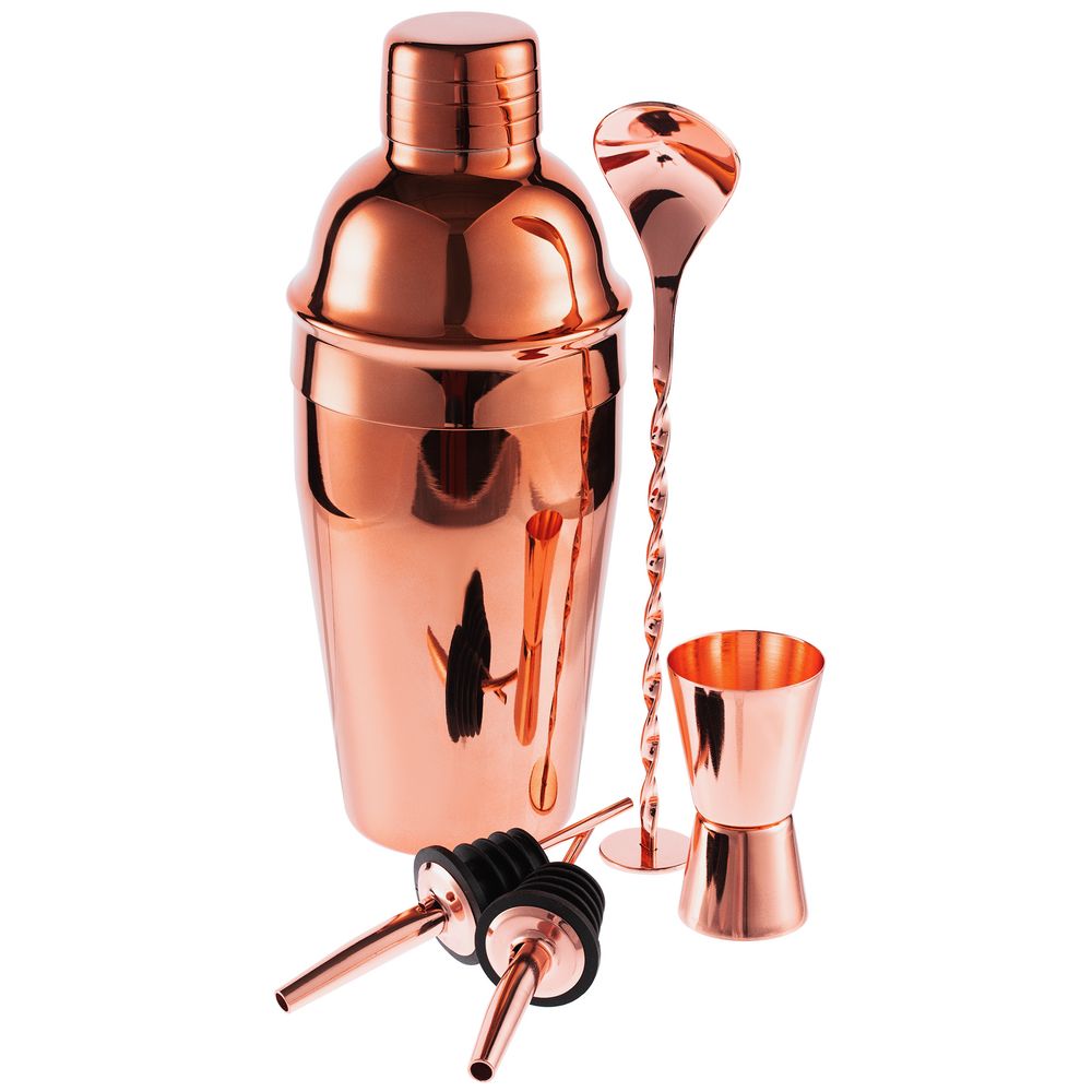 картинка Набор для приготовления коктейлей Pourpour, медный от магазина