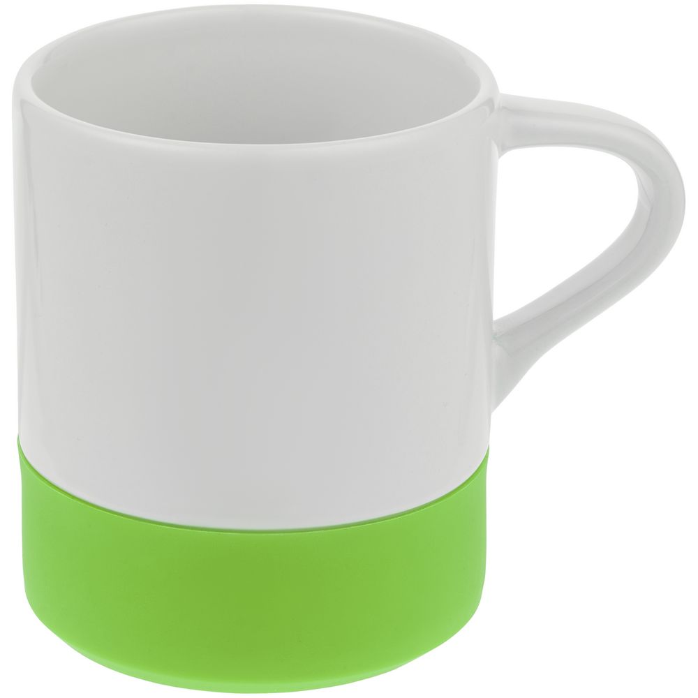 картинка Кружка с силиконовой подставкой Protege, зеленое яблоко от магазина