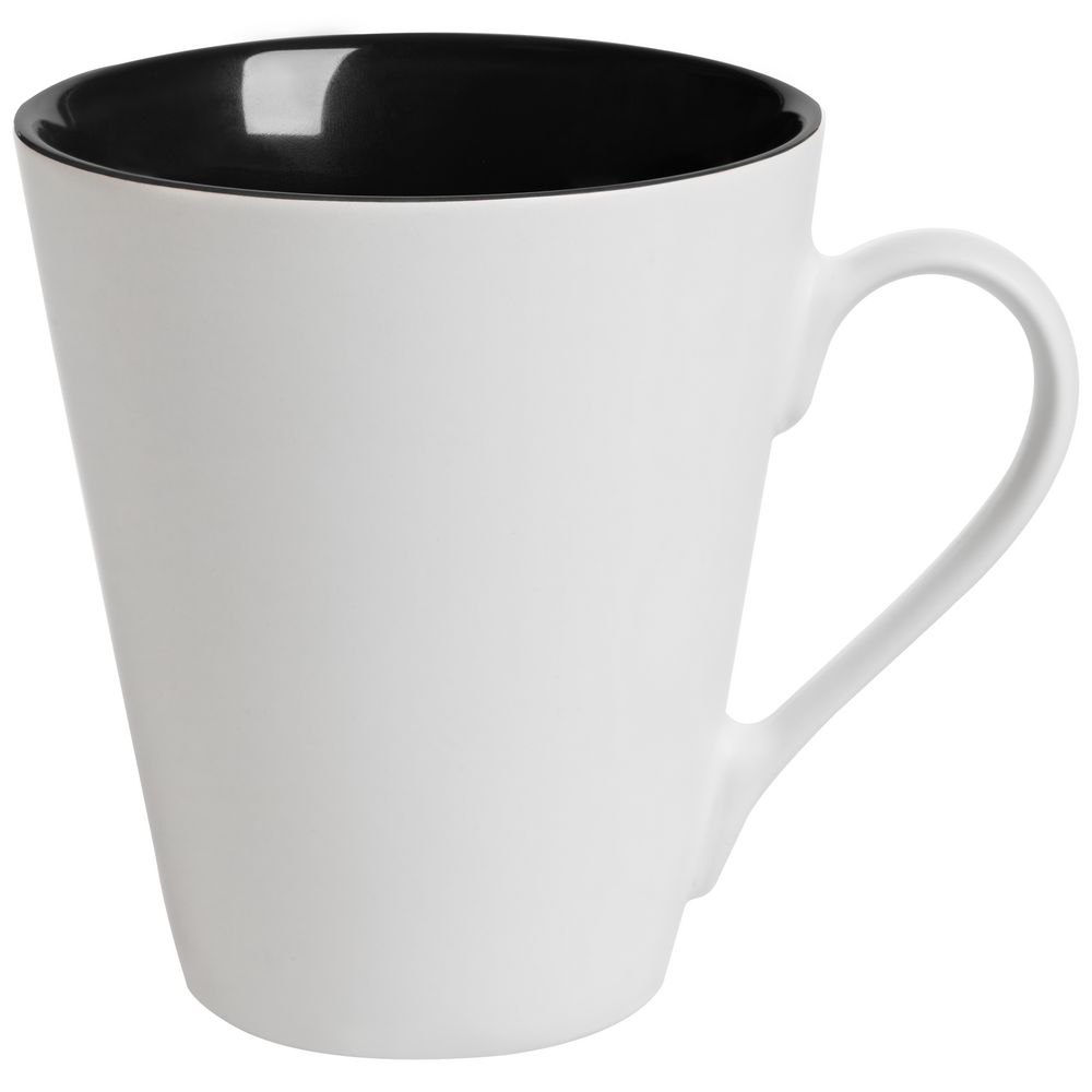 картинка Кружка New Bell матовая, белая с черным от магазина