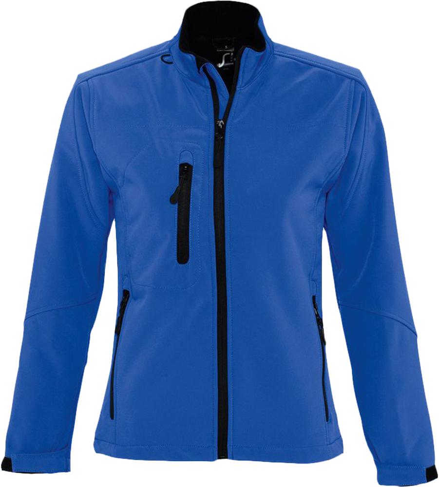 картинка Куртка женская на молнии Roxy 340 ярко-синяя от магазина