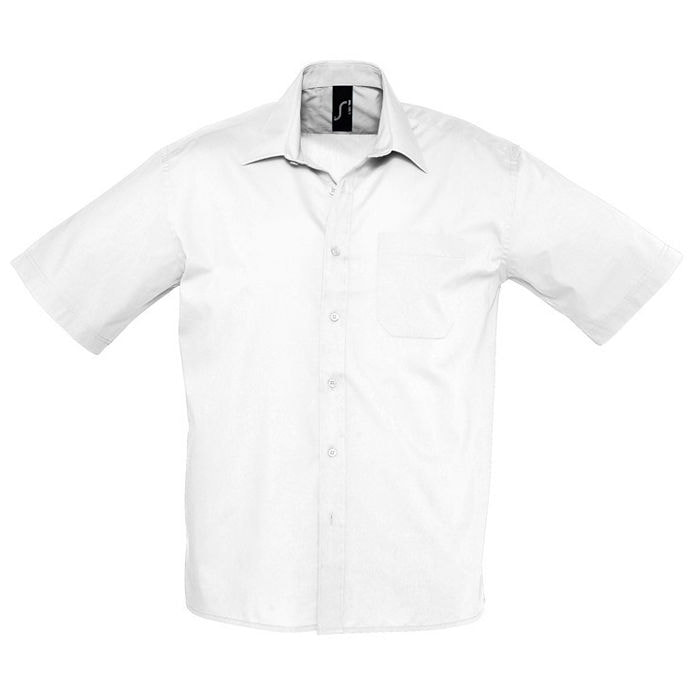 картинка Рубашка"Bristol", белый_2XL, 65% полиэстер, 35% хлопок, 95г/м2 от магазина