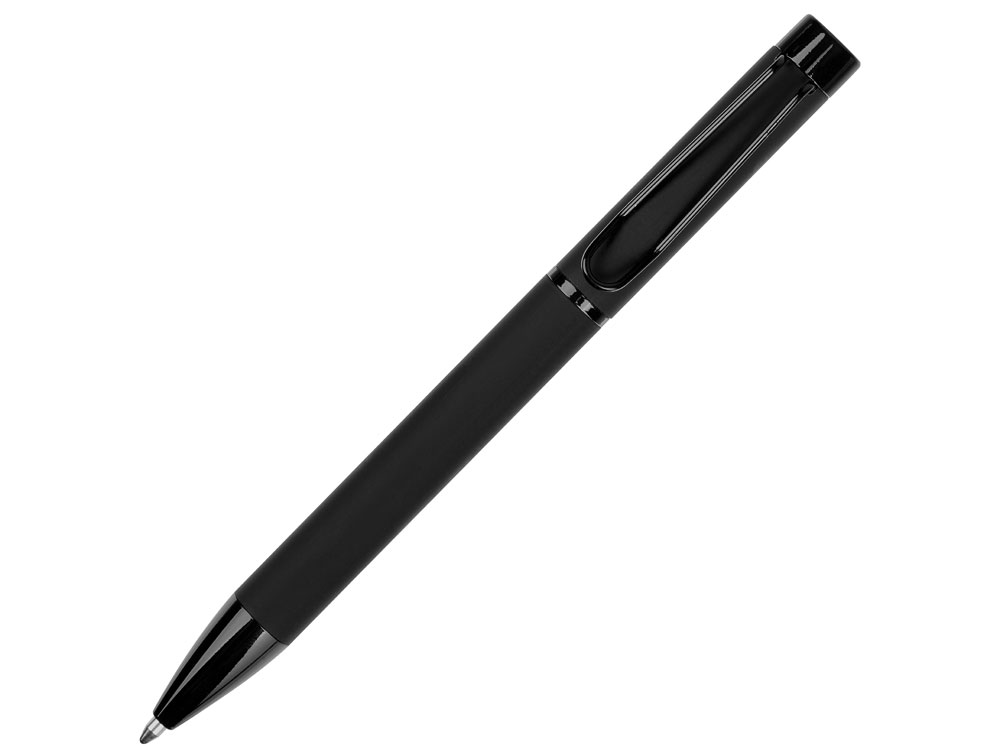 картинка Металлическая шариковая ручка Black Lama soft-touch от магазина