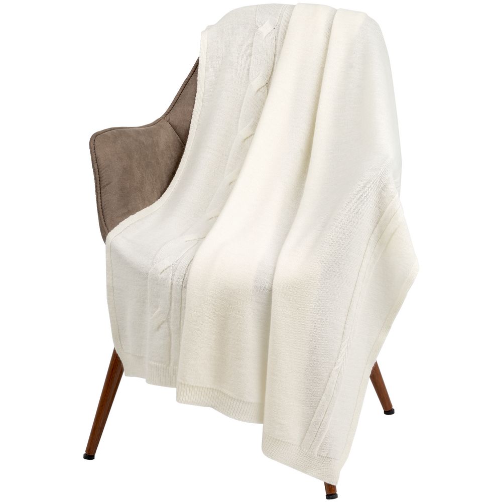 картинка Плед Dantel, молочно-белый от магазина