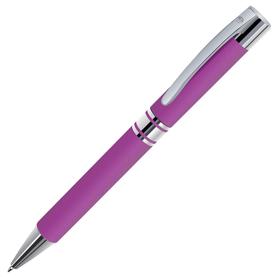 картинка CITRUS, ручка шариковая, розовый/хром, металл от магазина