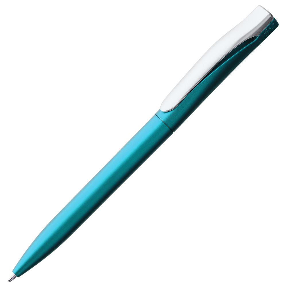 картинка Ручка шариковая Pin Silver, голубой металлик от магазина