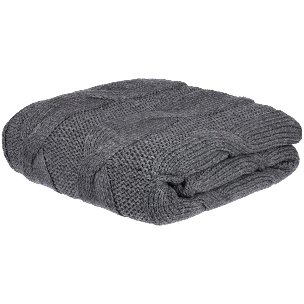 картинка Плед Snefald, серый (маренго меланж) от магазина