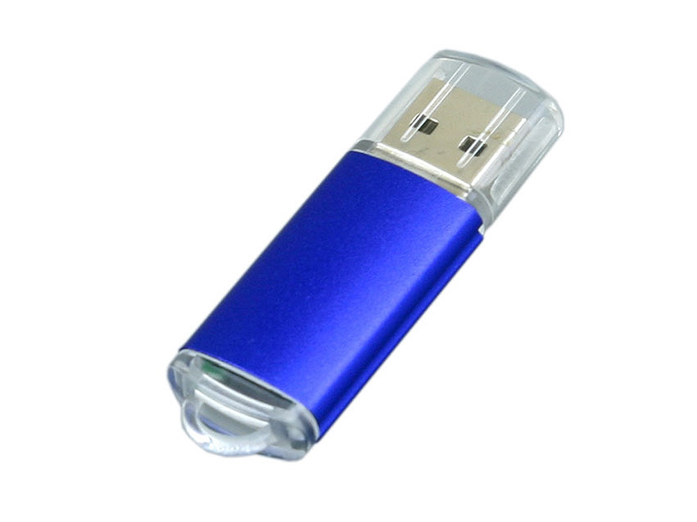 картинка USB 2.0- флешка на 16 Гб с прозрачным колпачком от магазина