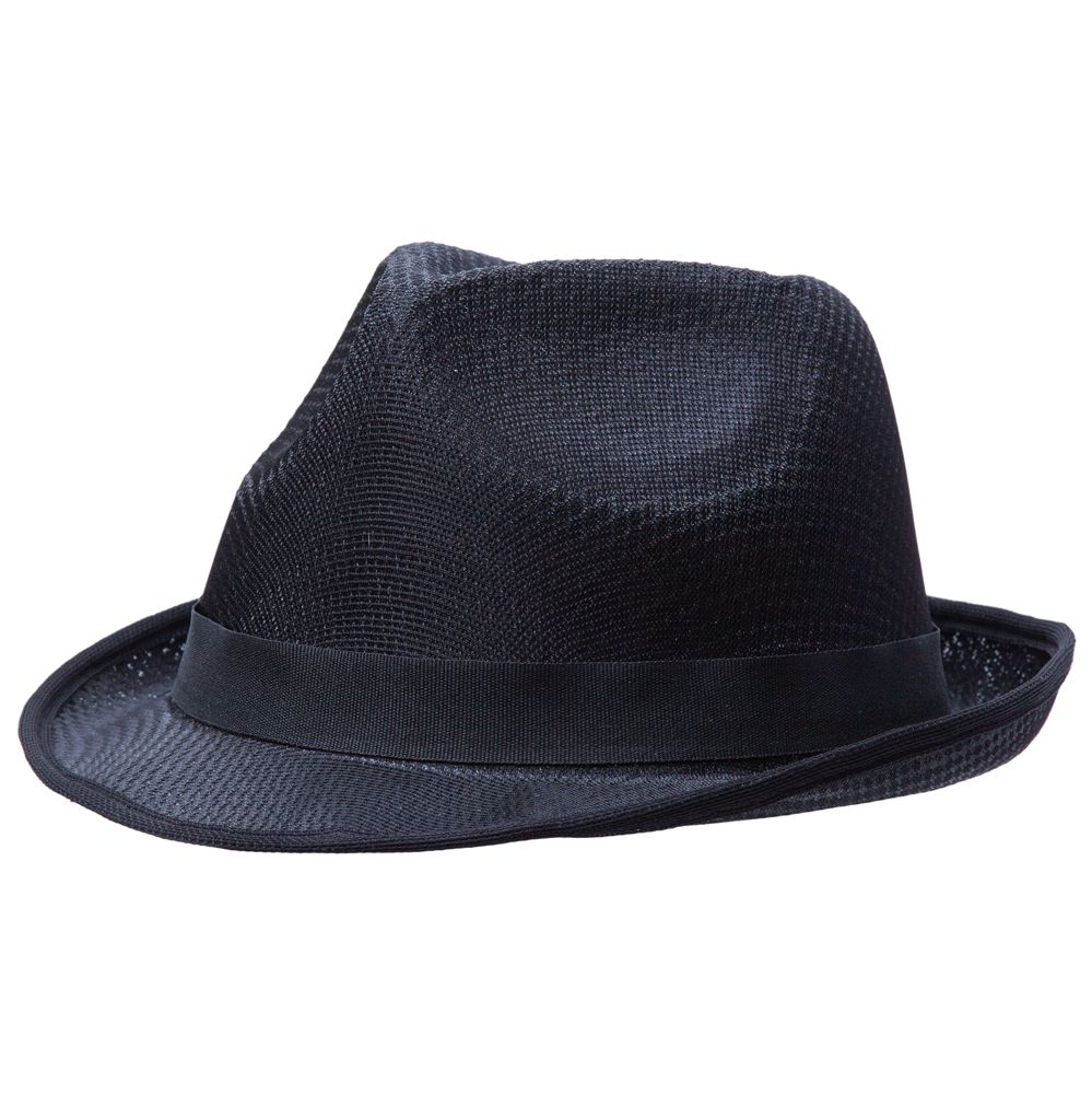 картинка Шляпа Gentleman, черная с черной лентой от магазина