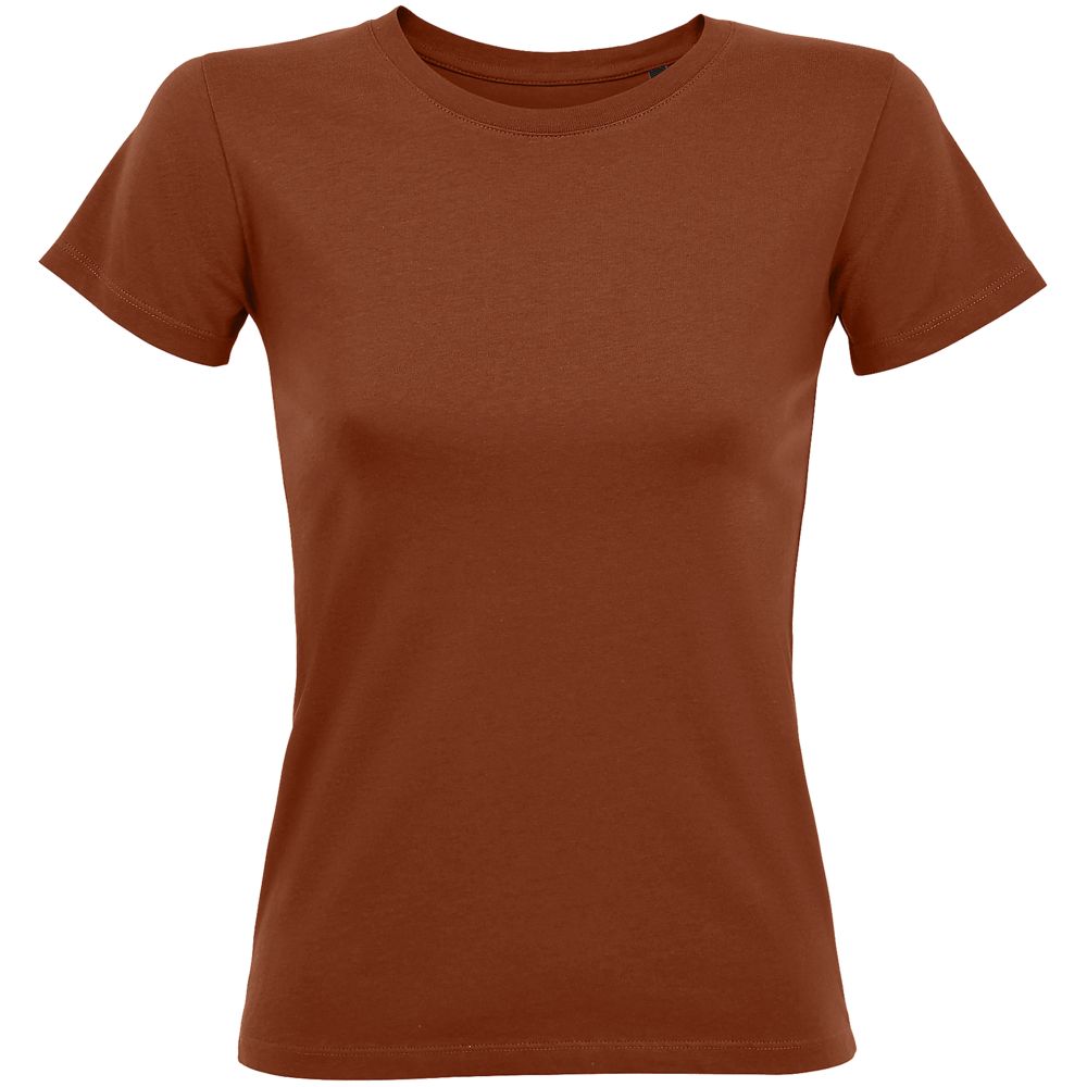 картинка Футболка женская Regent Fit Women, коричневая (терракотовая) от магазина