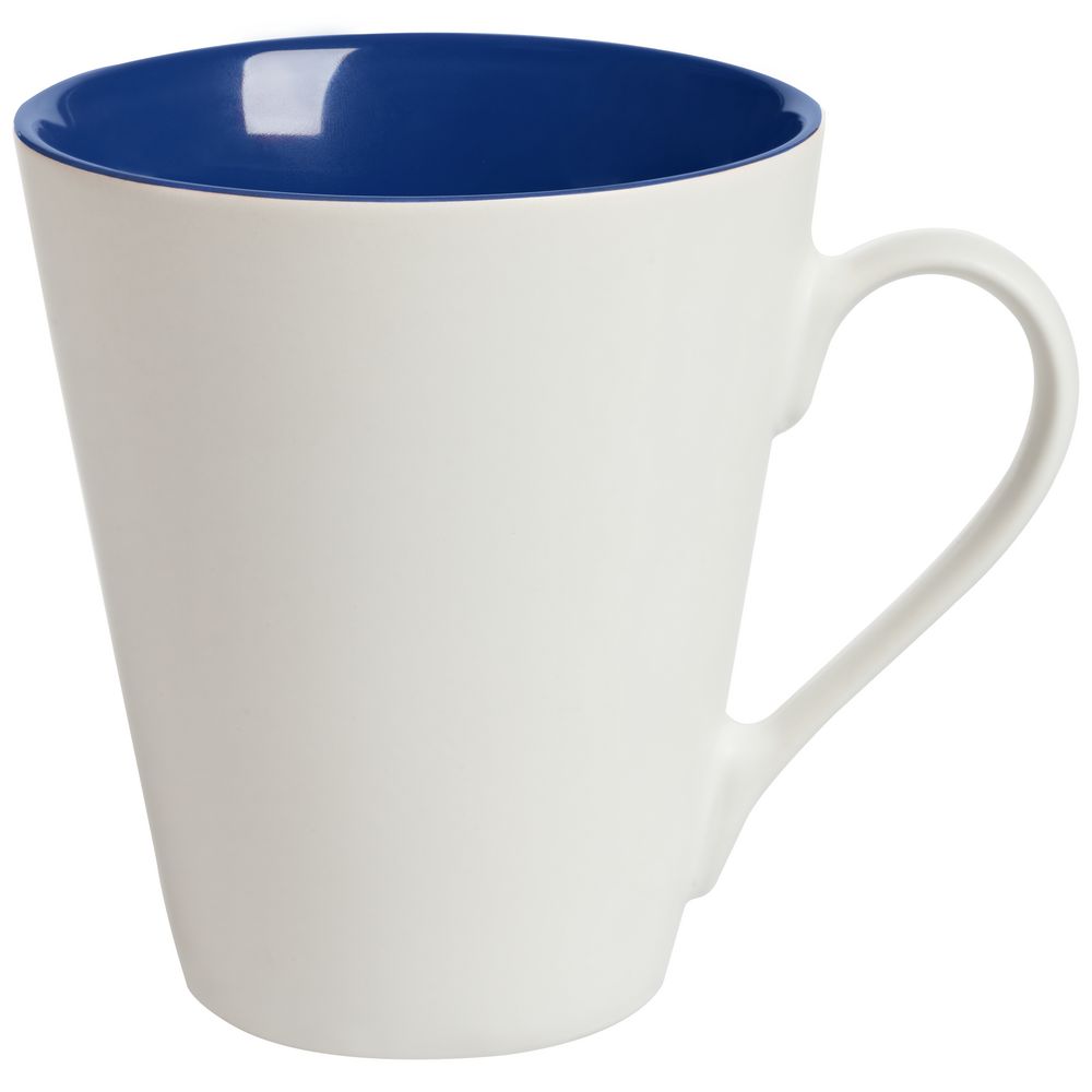картинка Кружка New Bell матовая, белая с синим от магазина