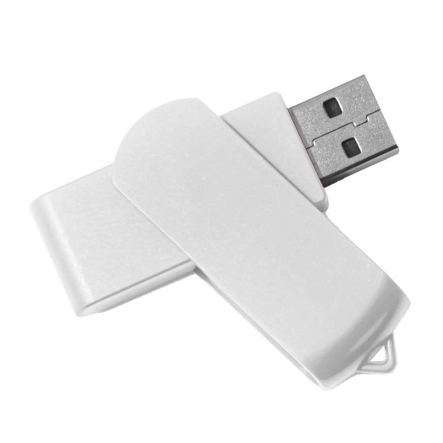 картинка USB flash-карта SWING (16Гб), белый, 6,0х1,8х1,1 см, пластик от магазина