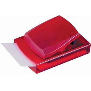 картинка Диспенсер для записей; красный; 12х8,3х5,5 см; пластик; тампопечать от магазина