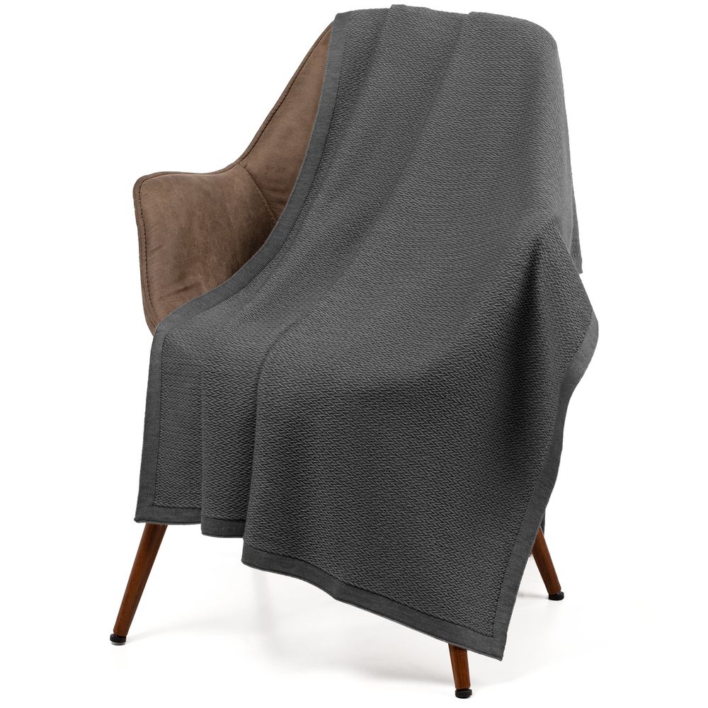 картинка Плед Ornato, серый (дымчатый) от магазина