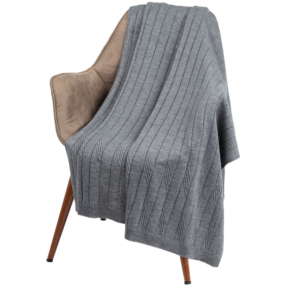 картинка Плед Pluma, темно-серый (графит) от магазина