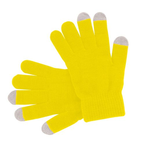 картинка Перчатки  сенсорные ACTIUM, желтый, акрил 100% от магазина