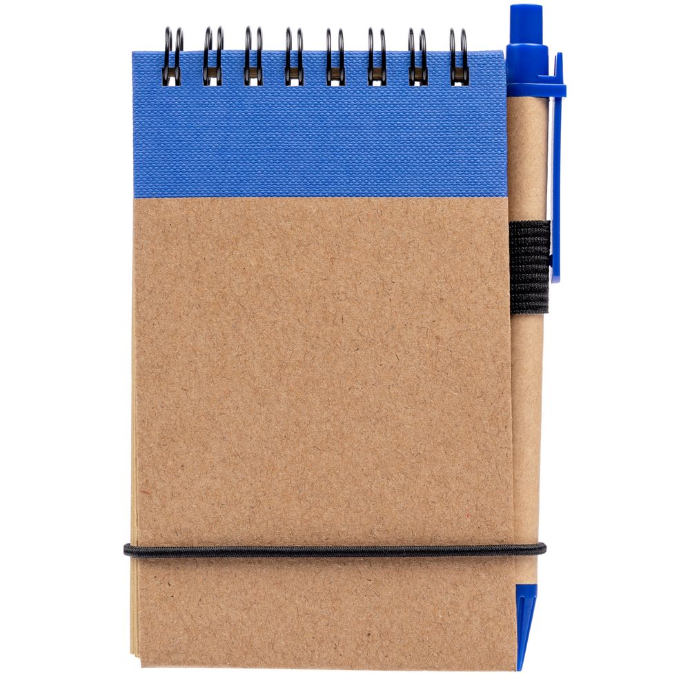 картинка Блокнот на кольцах Eco Note с ручкой, синий от магазина