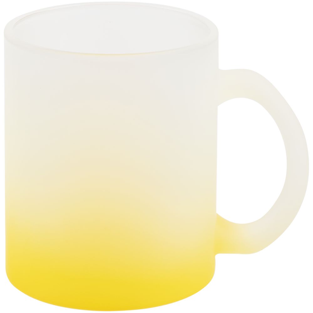 картинка Кружка Grade Fade для сублимационной печати, матовая, желтая от магазина