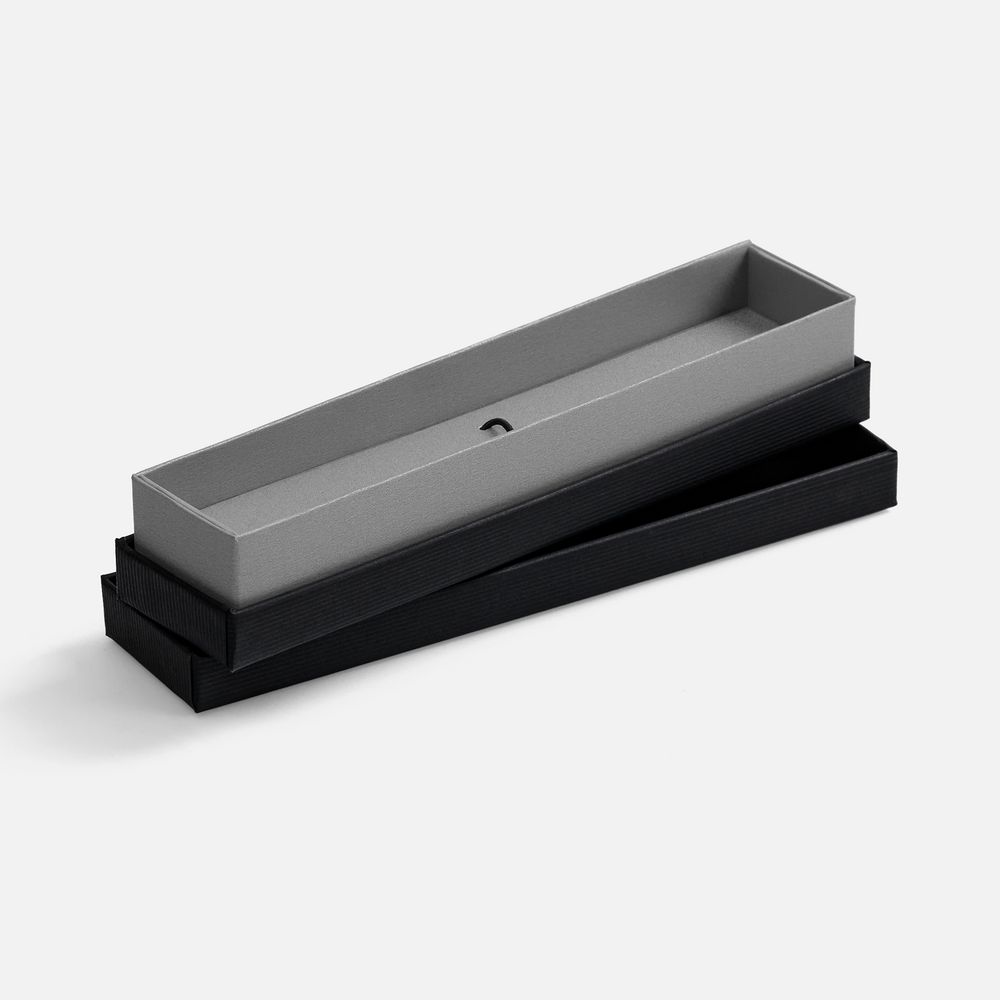 картинка Футляр Nastro для 1 ручки, черный с серым от магазина