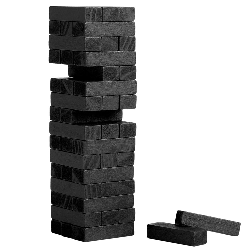 картинка Игра «Деревянная башня мини», черная от магазина
