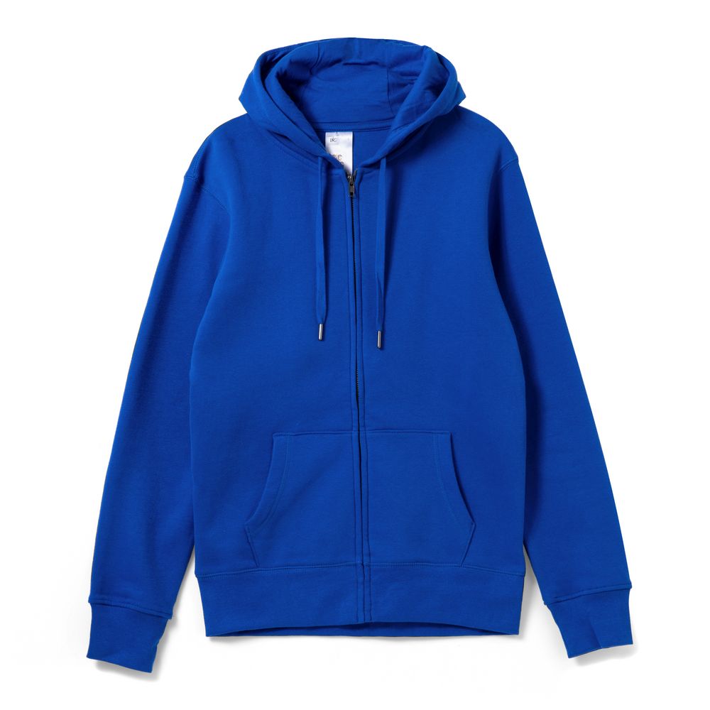картинка Толстовка на молнии с капюшоном унисекс King, ярко-синяя от магазина