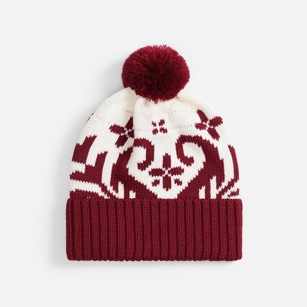 картинка Шапка Wintertude, красная с белым от магазина