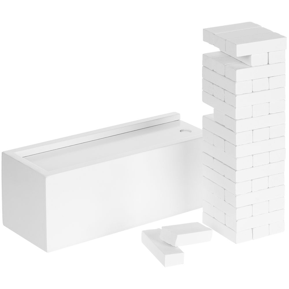 картинка Игра «Деревянная башня Tickler», белая от магазина