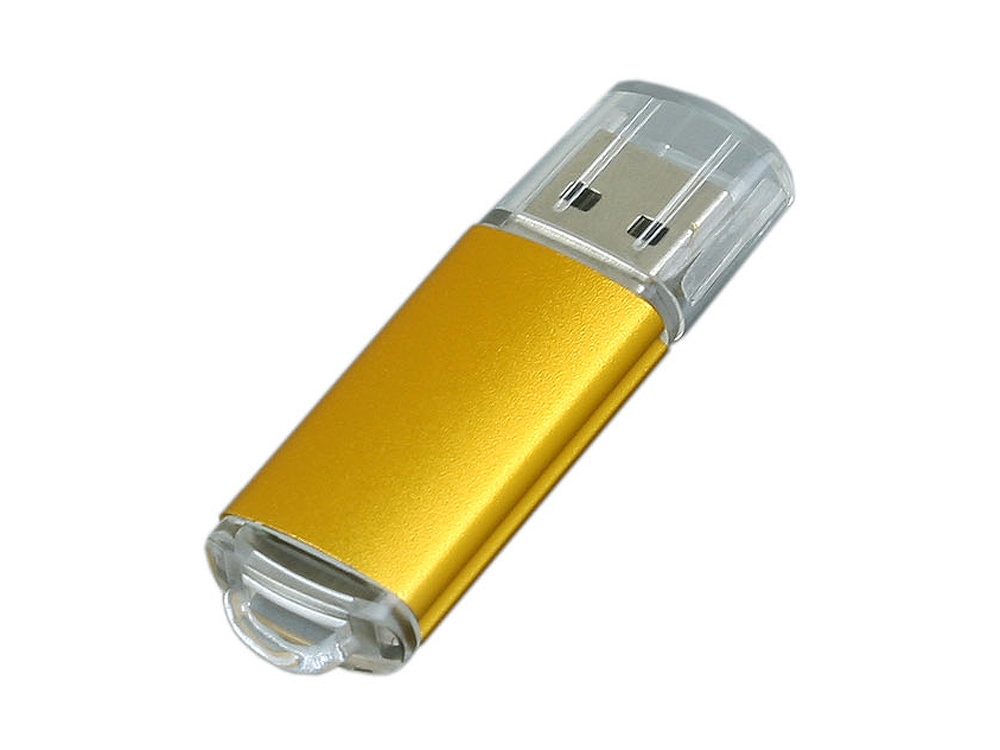 картинка USB 2.0- флешка на 16 Гб с прозрачным колпачком от магазина