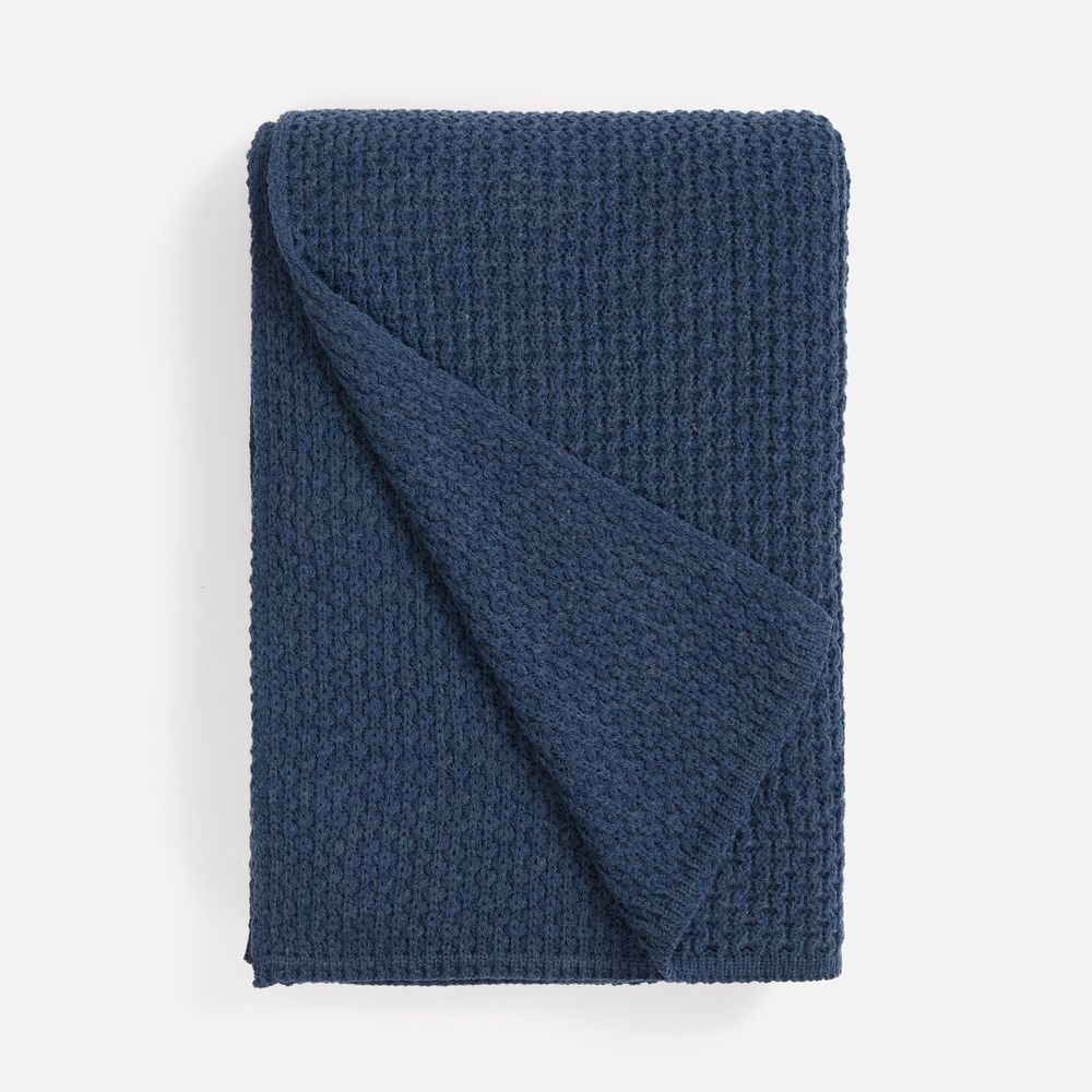 картинка Плед Serenita, синий (джинс) от магазина